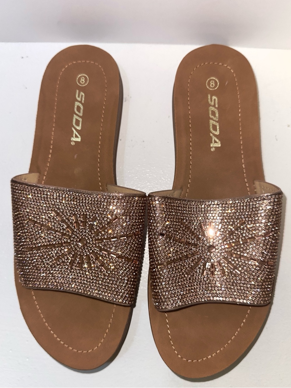 Soda Rhinstone Sandals